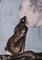 Art: MOONGAZING HARE h920 by Artist Dawn Barker