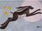 Art: HARE MOON h955 by Artist Dawn Barker