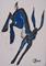 Art: HARE IN A HURRY h963 by Artist Dawn Barker
