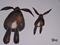Art: HARE BEHINDS h968 by Artist Dawn Barker