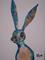 Art: BLUE HARE h996 by Artist Dawn Barker