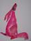 Art: PINK HARE h1008 by Artist Dawn Barker