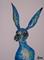 Art: BLUE HARE h1012 by Artist Dawn Barker