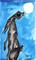 Art: LITTLE STANDING HARE by Artist Dawn Barker