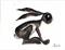 Art: LITTLE HARE h1037 by Artist Dawn Barker