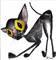 Art: PEBBLES the CAT c124 by Artist Dawn Barker