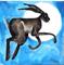 Art: MOON HARE h1073 by Artist Dawn Barker