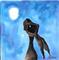 Art: MOONGAZING HARE h1074 by Artist Dawn Barker