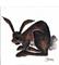 Art: BROWN HARE h1087 by Artist Dawn Barker