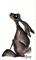 Art: BROWN HARE h1113 by Artist Dawn Barker