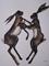 Art: BOXING HARES h1115 by Artist Dawn Barker