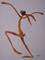 Art: DANCING HARE h1180 by Artist Dawn Barker
