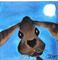 Art: HARE BY MOONLIGHT h1191 by Artist Dawn Barker
