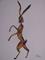 Art: STANDING HARE h1198 by Artist Dawn Barker