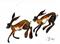 Art: CATCH ME IF YOU CAN h1209 by Artist Dawn Barker