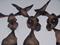 Art: THREE PALS h1221 by Artist Dawn Barker