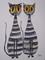 Art: TWO STRIPY CATS c136 by Artist Dawn Barker