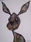 Art: PATCHWORK HARE h1268 by Artist Dawn Barker