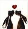 Art: HARES IN LOVE h1270 by Artist Dawn Barker