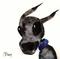 Art: SPIKE THE DOG d125 by Artist Dawn Barker