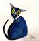 Art: BLUE CAT c139 by Artist Dawn Barker