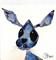 Art: BLUE HARE h1271 by Artist Dawn Barker