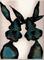 Art: MR & MRS HARE h1295 by Artist Dawn Barker