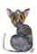 Art: LITTLE CAT c149 by Artist Dawn Barker