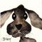 Art: LITTLE BROWN HARE h1300 by Artist Dawn Barker