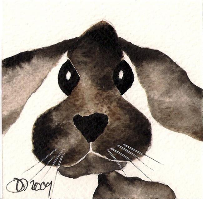 Art: LITTLE BROWN HARE h1300 by Artist Dawn Barker