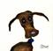 Art: WOOF the DOG w001 by Artist Dawn Barker