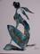 Art: SILVER BLUE HARE h1316 by Artist Dawn Barker