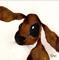 Art: LISTENING HARE h1319 by Artist Dawn Barker