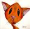 Art: GINGER TOM c160 by Artist Dawn Barker
