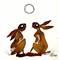 Art: LOVE UNDER THE MOON h1329 by Artist Dawn Barker