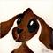 Art: LITTLE BROWN HARE h1357 by Artist Dawn Barker