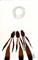Art: MOONGAZING TRIO h1379 by Artist Dawn Barker