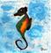 Art: SEAHORSE s101 by Artist Dawn Barker