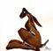 Art: BROWN HARE h1403 by Artist Dawn Barker