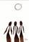 Art: MOONGAZING TRIO h1406 by Artist Dawn Barker