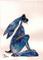Art: BLUE HARE h1417 by Artist Dawn Barker