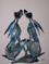 Art: BLUE HARES h1430 by Artist Dawn Barker
