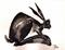 Art: MONOCHROME  HARE h1432 by Artist Dawn Barker