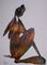 Art: RAINBOW HARE h1434 by Artist Dawn Barker