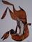Art: ROLLING HARE h1440 by Artist Dawn Barker