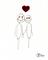 Art: IN LOVE t109 by Artist Dawn Barker
