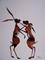 Art: BOXING HARES h1450 by Artist Dawn Barker