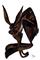Art: JUMPING HARE h1477 by Artist Dawn Barker