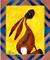 Art: BROWN HARE h1493 by Artist Dawn Barker