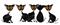 Art: FIVE LITTLE CATS c188 by Artist Dawn Barker